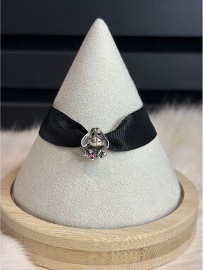Pandora Sterling Silver Eeyore Charm with Pink Bow